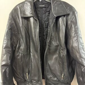 Saxony leather jacket